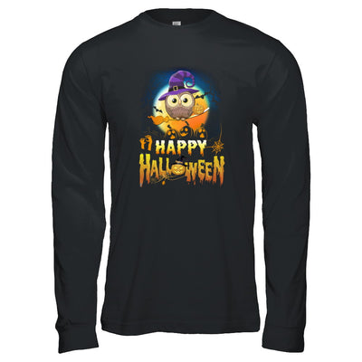 Happy Halloween Owl Witch T-Shirt & Tank Top | Teecentury.com