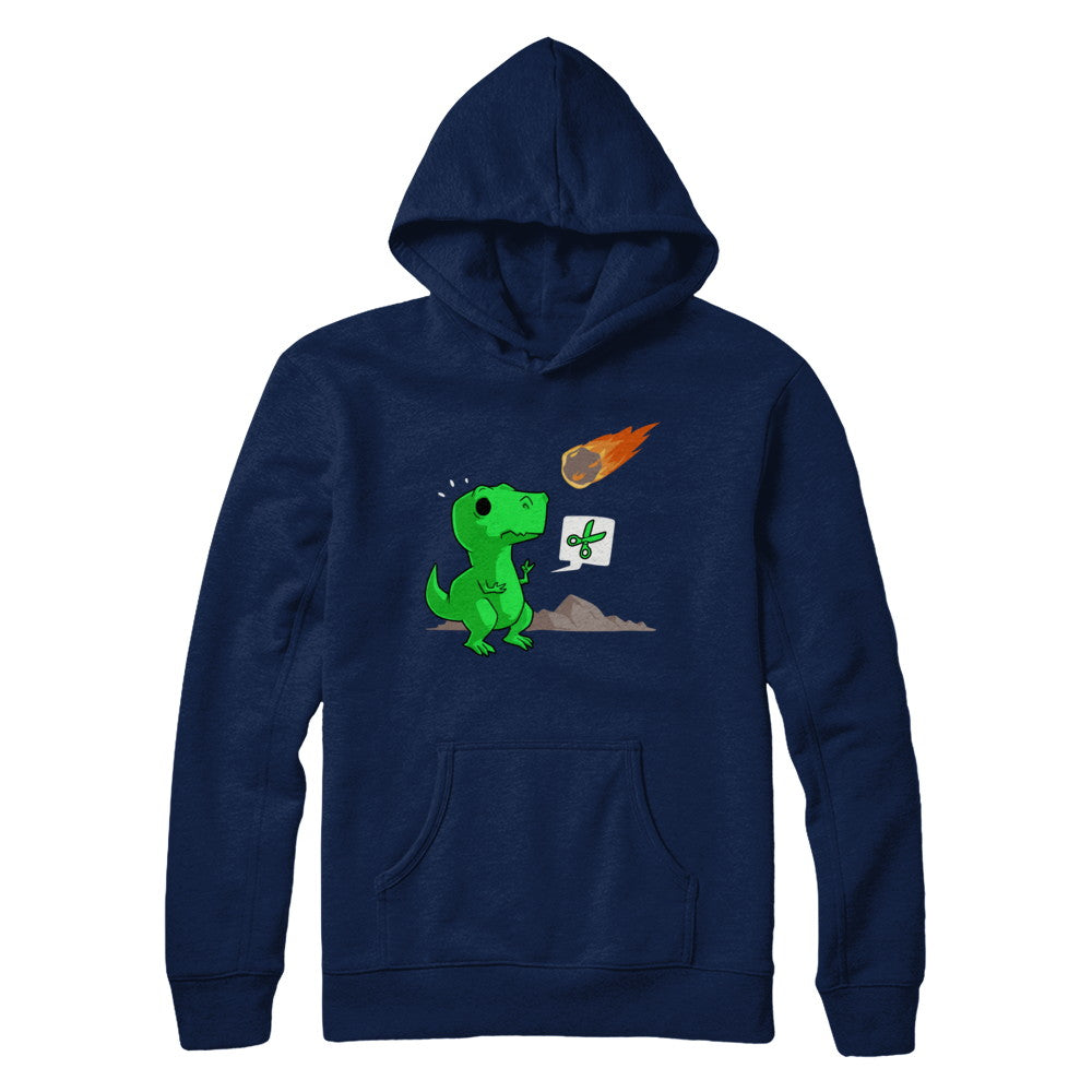 Rock Paper Scissors Funny Dinosaur T-Shirt & Hoodie | Teecentury.com