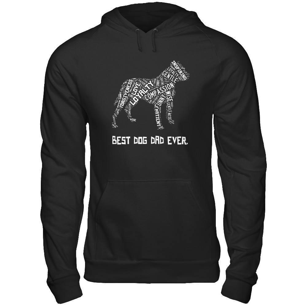 Best Dog Dad Ever Pitbull Lovers T-Shirt & Hoodie | Teecentury.com