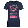 January Girl Stepping into my birthday like a boss Gift T-Shirt & Hoodie | Teecentury.com