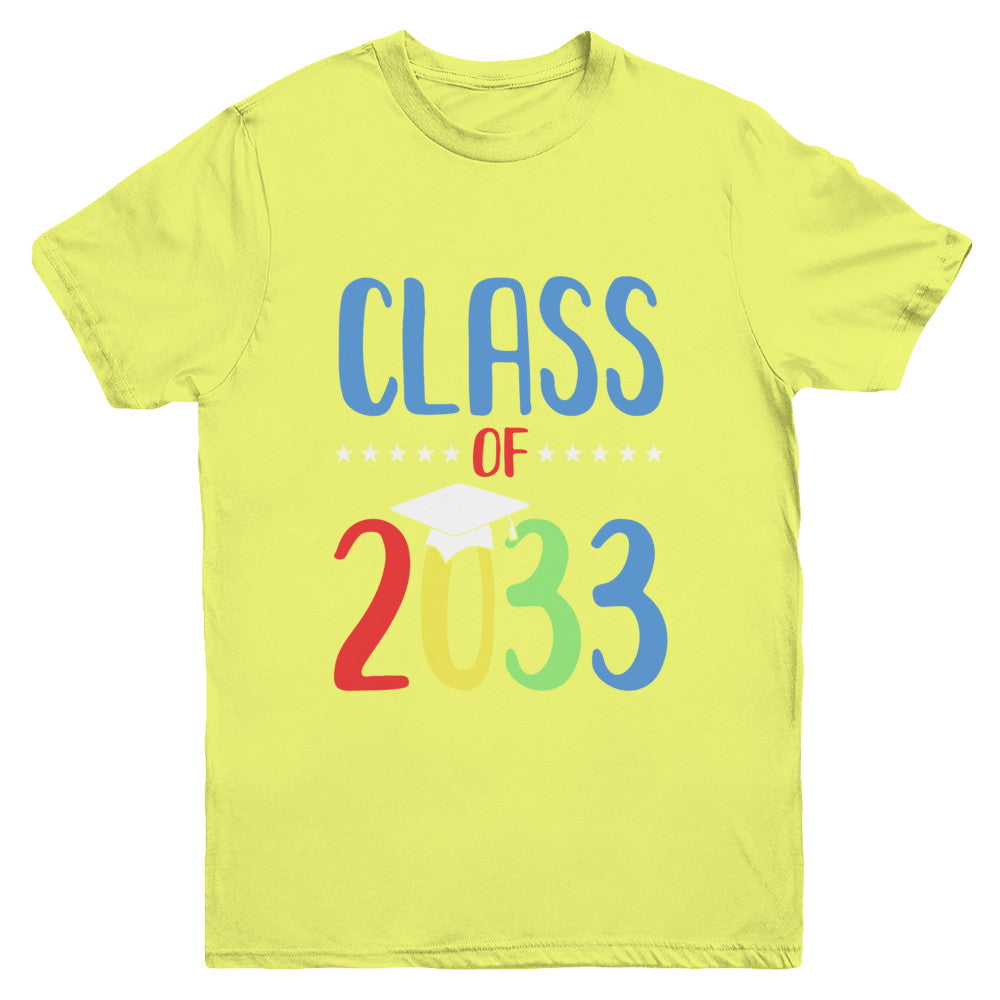Grow With Me First Day Of School Class Of 2033 Youth Youth Shirt | Teecentury.com