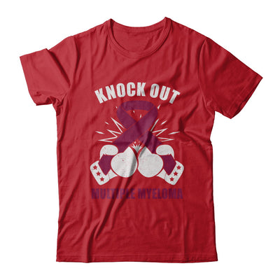 Boxing knock out Multiple Myeloma Awareness Support T-Shirt & Hoodie | Teecentury.com