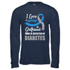 Diabetes Awareness Support Blue Grey Girlfriend Boyfriend T-Shirt & Hoodie | Teecentury.com
