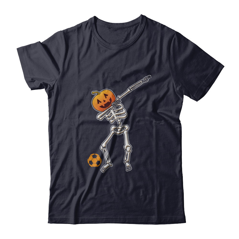 Halloween Dabbing Skeleton Soccer T-Shirt & Hoodie | Teecentury.com