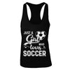 Just A Girl Who Loves Soccer T-Shirt & Tank Top | Teecentury.com