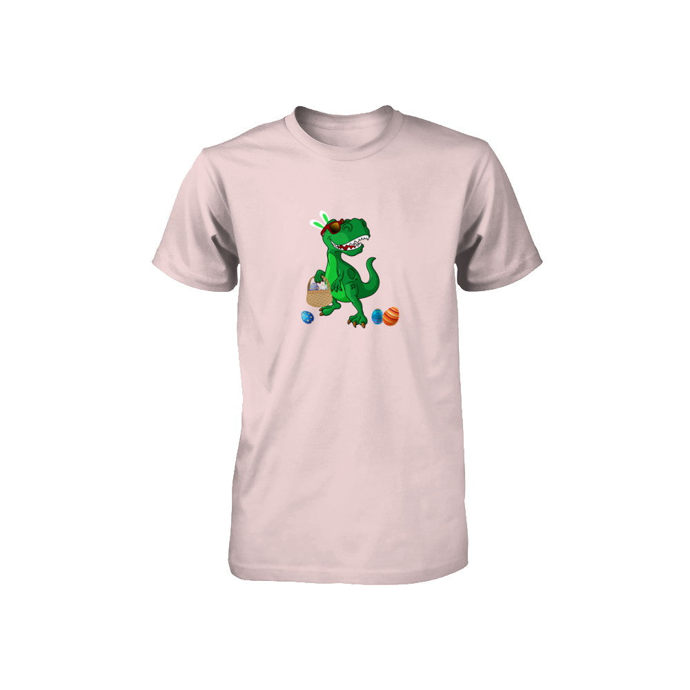 Funny Dabbing Cool Easter Bunny Dinosaur Youth Youth Shirt | Teecentury.com