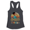 67 Year Old Awesome Since 1956 67th Birthday Black Women Shirt & Tank Top | teecentury