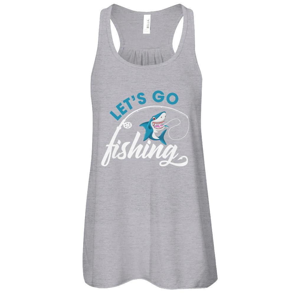 Let's Go Fishing Shark Lovers T-Shirt & Tank Top | Teecentury.com