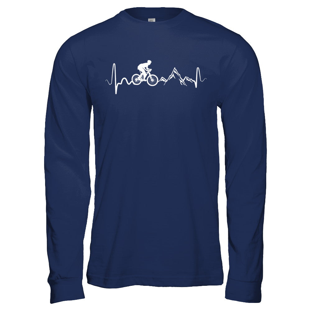 Mountain Bike Heartbeat T-Shirt & Hoodie | Teecentury.com