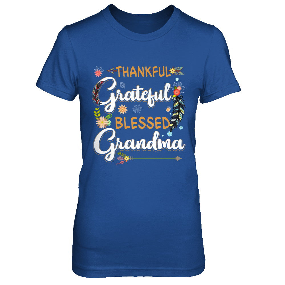 Grateful Thankful And Blessed Grandma T-Shirt & Hoodie | Teecentury.com