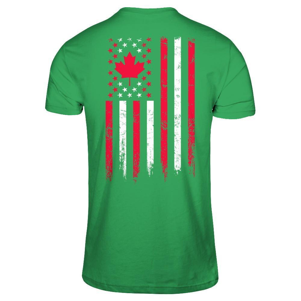American Canadian Flag Canada Pride Heritage T-Shirt & Hoodie | Teecentury.com