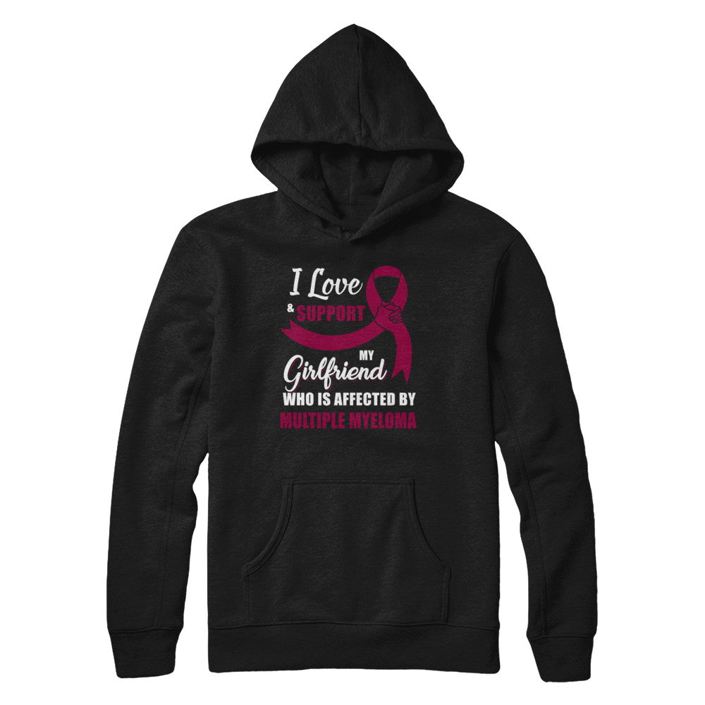 Multiple Myeloma Awareness Support Burgundy Girlfriend Boyfriend T-Shirt & Hoodie | Teecentury.com