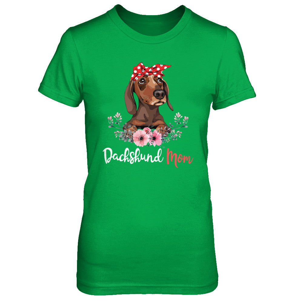 Dachshund Mom Gift For Women Dog Lover T-Shirt & Hoodie | Teecentury.com