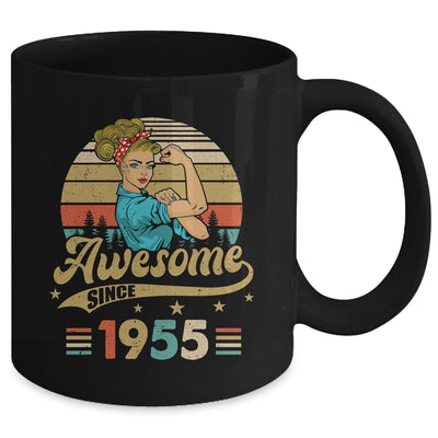 68 Year Old Awesome Since 1955 68th Birthday Women Mug | teecentury