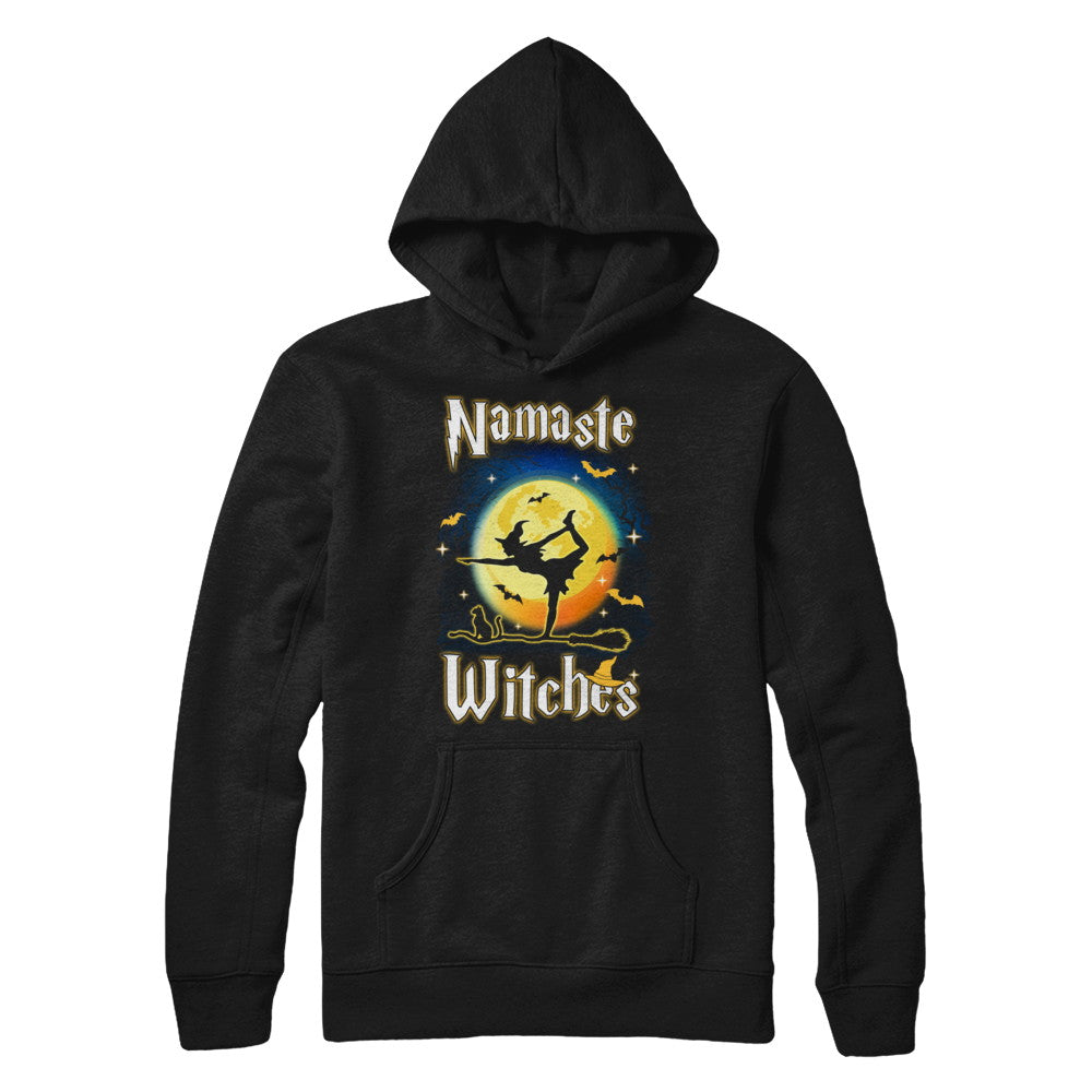 Namaste Witches Yoga Halloween T-Shirt & Hoodie | Teecentury.com