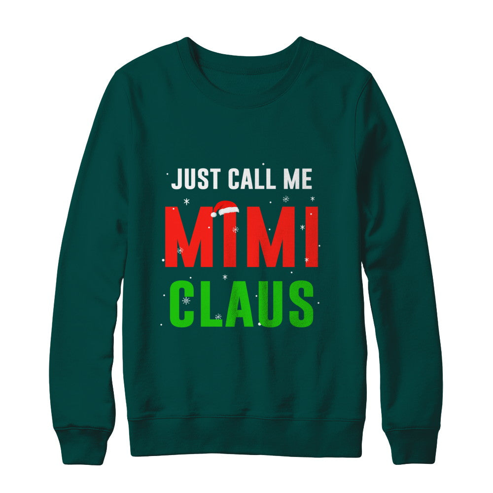 Santa Mimi Claus Matching Family Christmas Pajamas T-Shirt & Sweatshirt | Teecentury.com