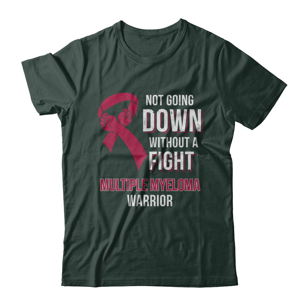 Not Going Down Without A Fight Multiple Myeloma Warrior T-Shirt & Hoodie | Teecentury.com