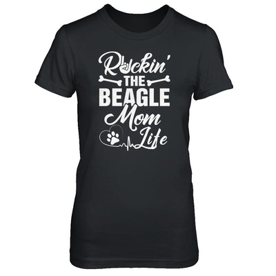 Rockin The Beagle Mom Life T-Shirt & Tank Top | Teecentury.com