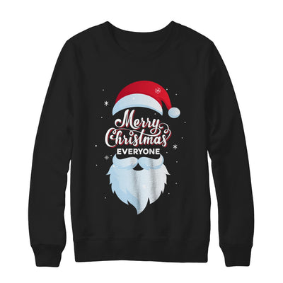 Santa Claus Merry Christmas Everyone Message For Xmas T-Shirt & Sweatshirt | Teecentury.com