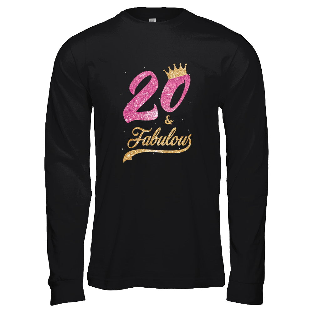 20 And Fabulous 2002 20th Birthday Gift T-Shirt & Tank Top | Teecentury.com