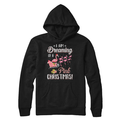 I Am Dreaming Of A Pink Christmas Funny Flamingo T-Shirt & Sweatshirt | Teecentury.com