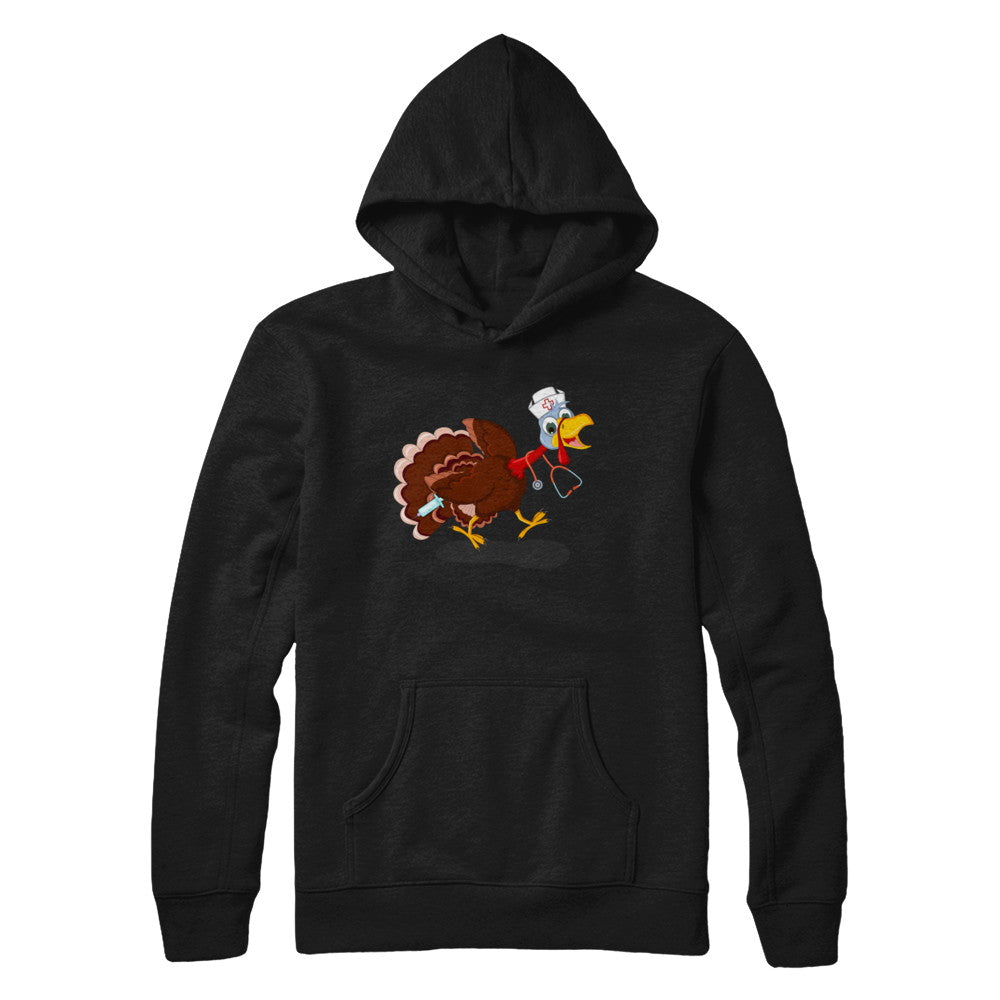Nurse Turkey Funny Thanksgiving Day T-Shirt & Hoodie | Teecentury.com