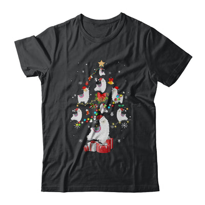 Llama Christmas Tree Decor Xmas Gift T-Shirt & Sweatshirt | Teecentury.com