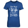 19th Married Together Anniversary Since 2003 Husband Wife T-Shirt & Hoodie | Teecentury.com