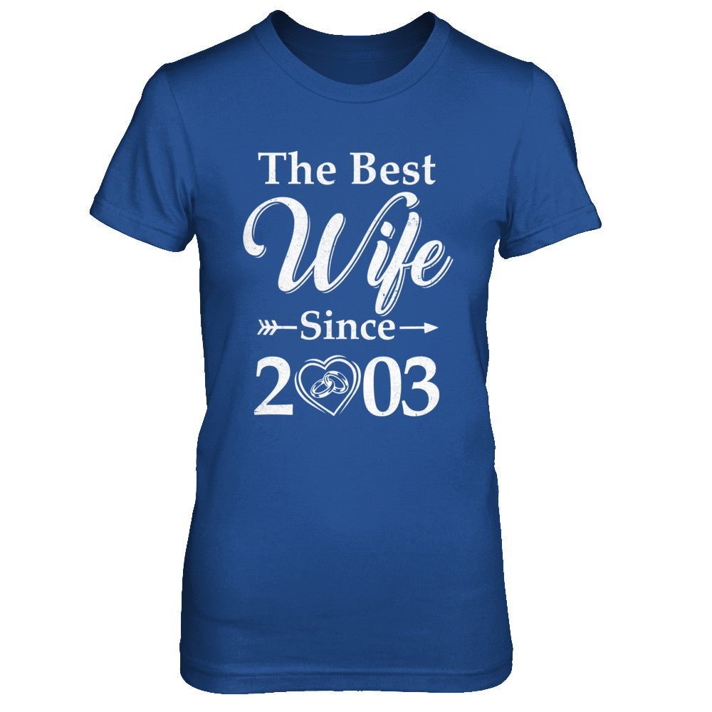 19th Married Together Anniversary Since 2003 Husband Wife T-Shirt & Hoodie | Teecentury.com