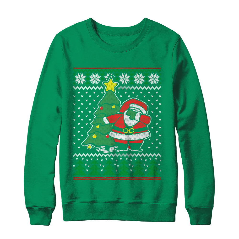 Dabbing Santa Ugly Sweater Christmas T-Shirt & Sweatshirt | Teecentury.com