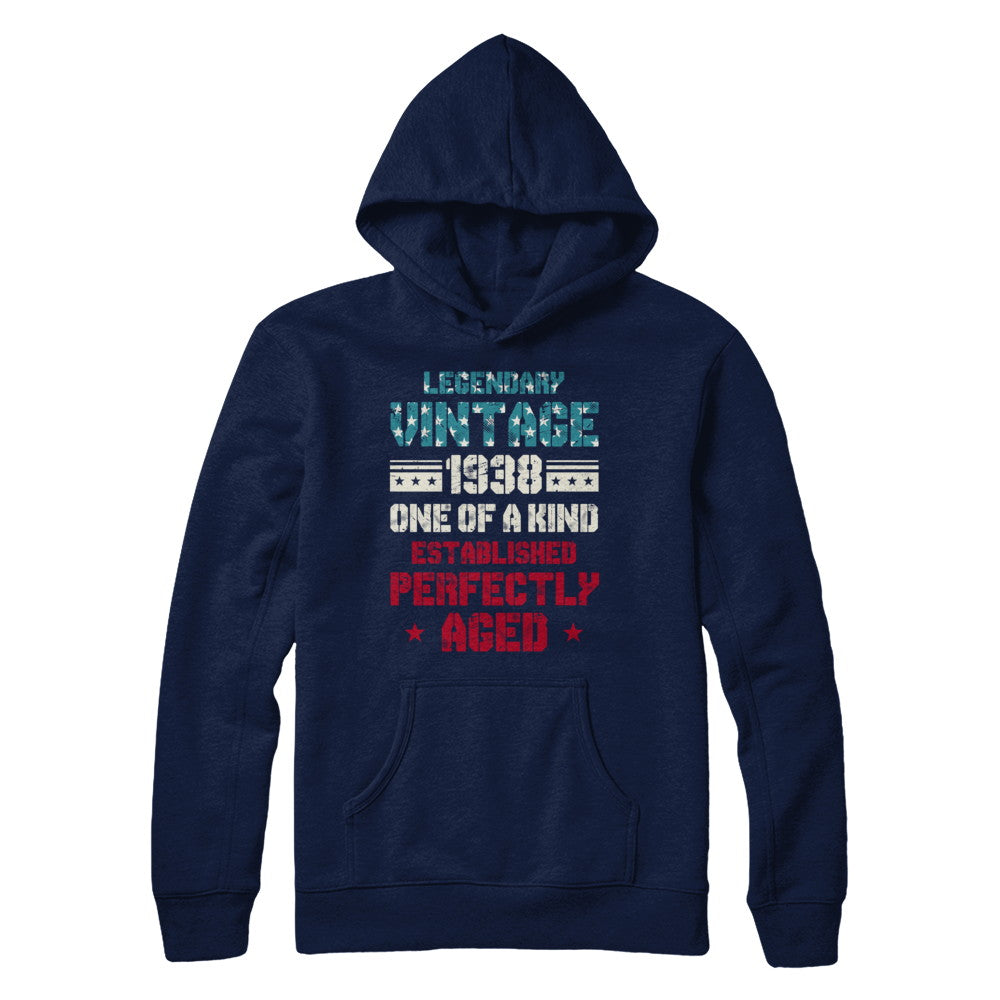 Legendary Vintage 1938 84th Years Old Birthday Gift T-Shirt & Hoodie | Teecentury.com