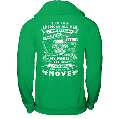 I'm An American Old Man T-Shirt & Hoodie | Teecentury.com