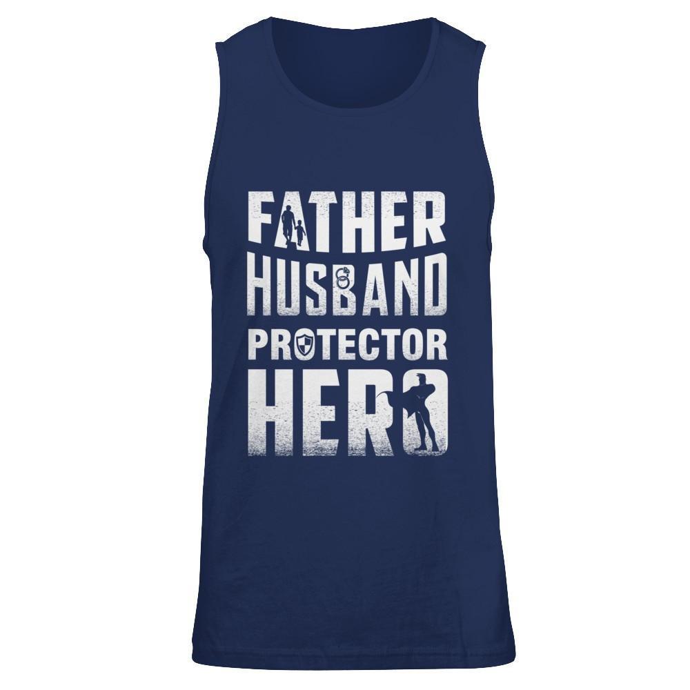 Father Husband Protector Hero T-Shirt & Hoodie | Teecentury.com