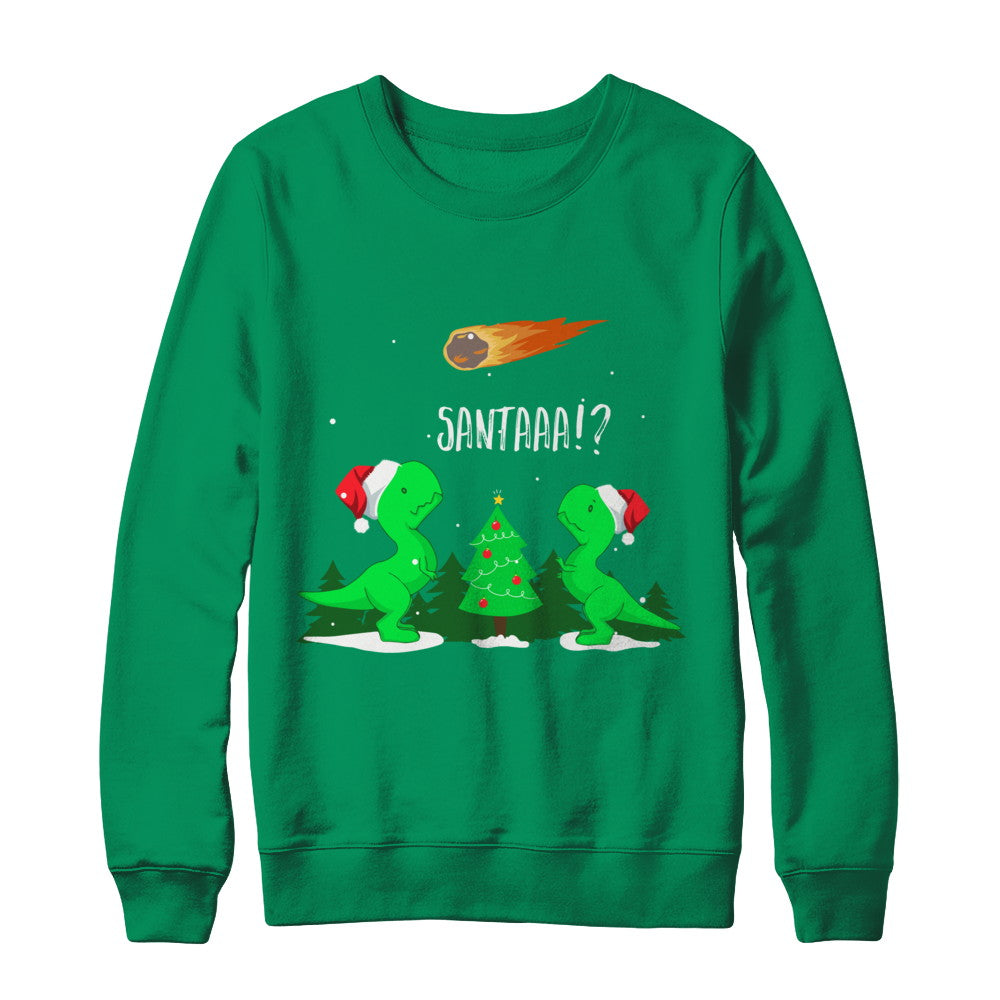 Funny Christmas Dinosaur Gift Cool Dinosaurs Lovers T-Shirt & Sweatshirt | Teecentury.com