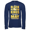 Black Kings Are Born In May Birthday T-Shirt & Hoodie | Teecentury.com