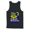 Down Syndrome Awareness Support Yellow Blue Girlfriend Boyfriend T-Shirt & Hoodie | Teecentury.com