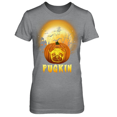 Halloween Pugkin Funny Pumpkin Pug T-Shirt & Hoodie | Teecentury.com