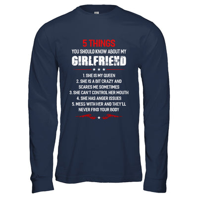 5 Things You Should Know About My Girlfriend Boyfriend T-Shirt & Hoodie | Teecentury.com