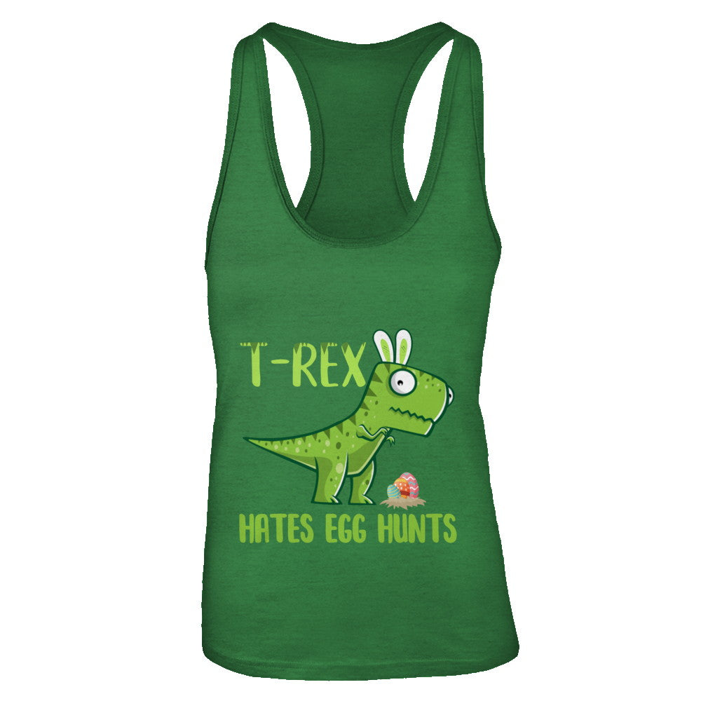 Funny Easter Bunny Dinosaur T-Rex Hates Egg Hunts T-Shirt & Tank Top | Teecentury.com
