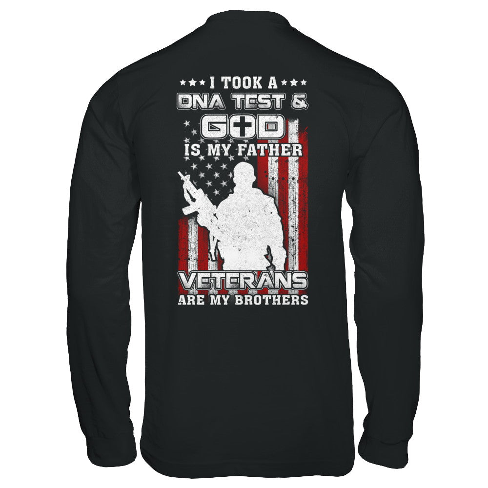 I Took A Dna Test God Is My Father Veterans Brothers T-Shirt & Hoodie | Teecentury.com
