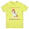 Dabbing Tangled Lights Ugly Christmas Sweater Girls Youth Youth Shirt | Teecentury.com