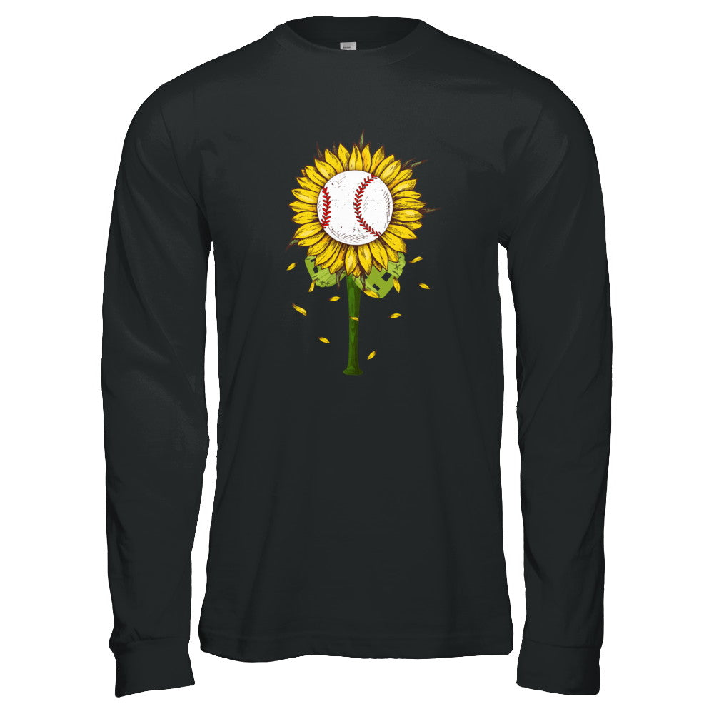Sunflower Baseball Mom Daughter Lover Gift T-Shirt & Tank Top | Teecentury.com