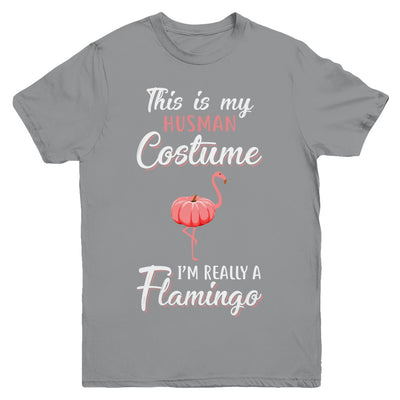 This Is My Human Costume I'm Really A Flamingo Halloween Youth Youth Shirt | Teecentury.com