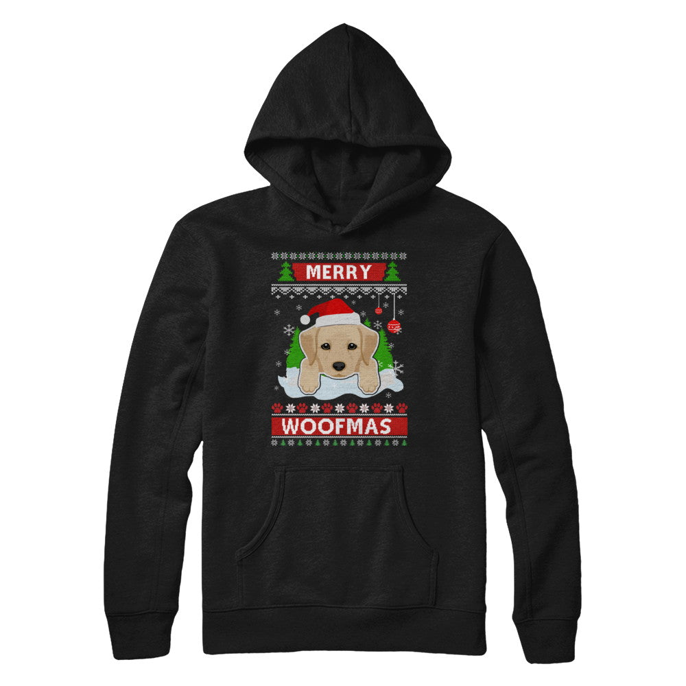 Labrador Merry Woofmas Ugly Christmas Sweater T-Shirt & Sweatshirt | Teecentury.com