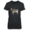 Vintage Cow Merry Christmas Light Led T-Shirt & Hoodie | Teecentury.com