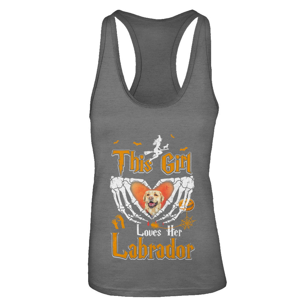 This Girl Love Her Dog Labrador Halloween T-Shirt & Tank Top | Teecentury.com