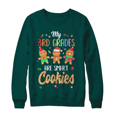 Teacher My 3th Graders Are Smart Cookies Christmas T-Shirt & Sweatshirt | Teecentury.com