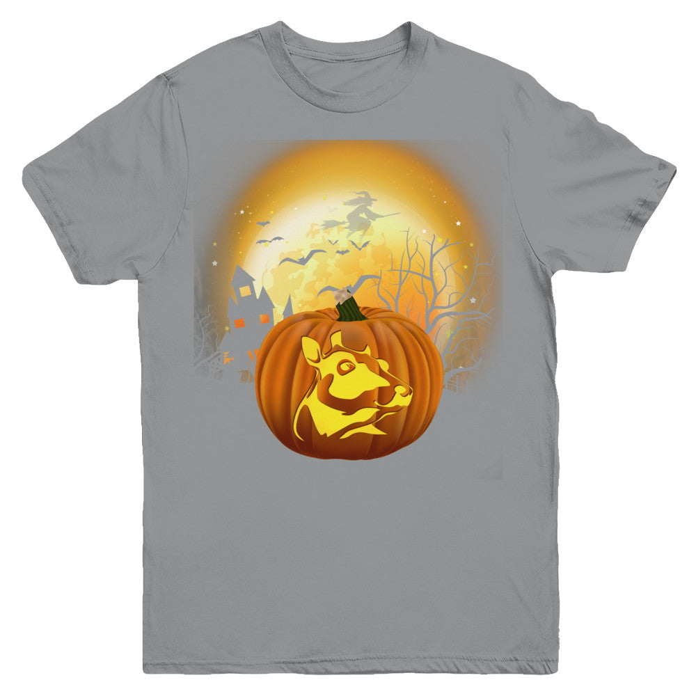 Pumpkin Cow Halloween Human Costume Youth Youth Shirt | Teecentury.com