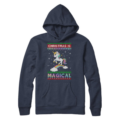 Christmas Is Magical Unicorn Ugly Christmas Sweater T-Shirt & Sweatshirt | Teecentury.com