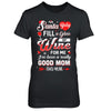 Santa Baby Fill A Glass Of Wine Good Mom T-Shirt & Sweatshirt | Teecentury.com